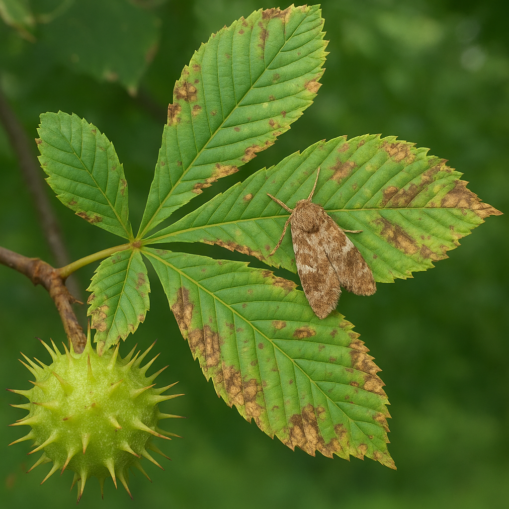 Szrotówek kasztanowiaczek – kasztanowce