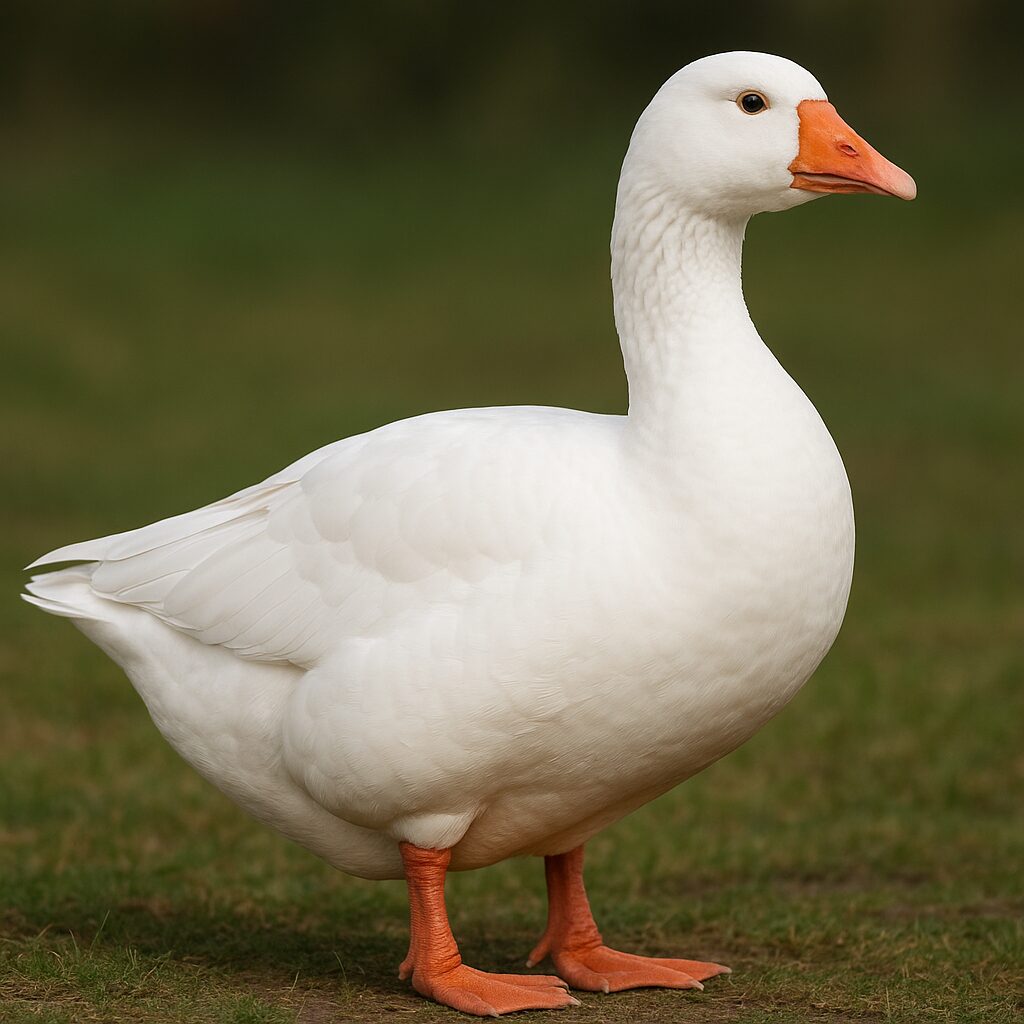 Gęś Embden – Anser anser domesticus – gęś