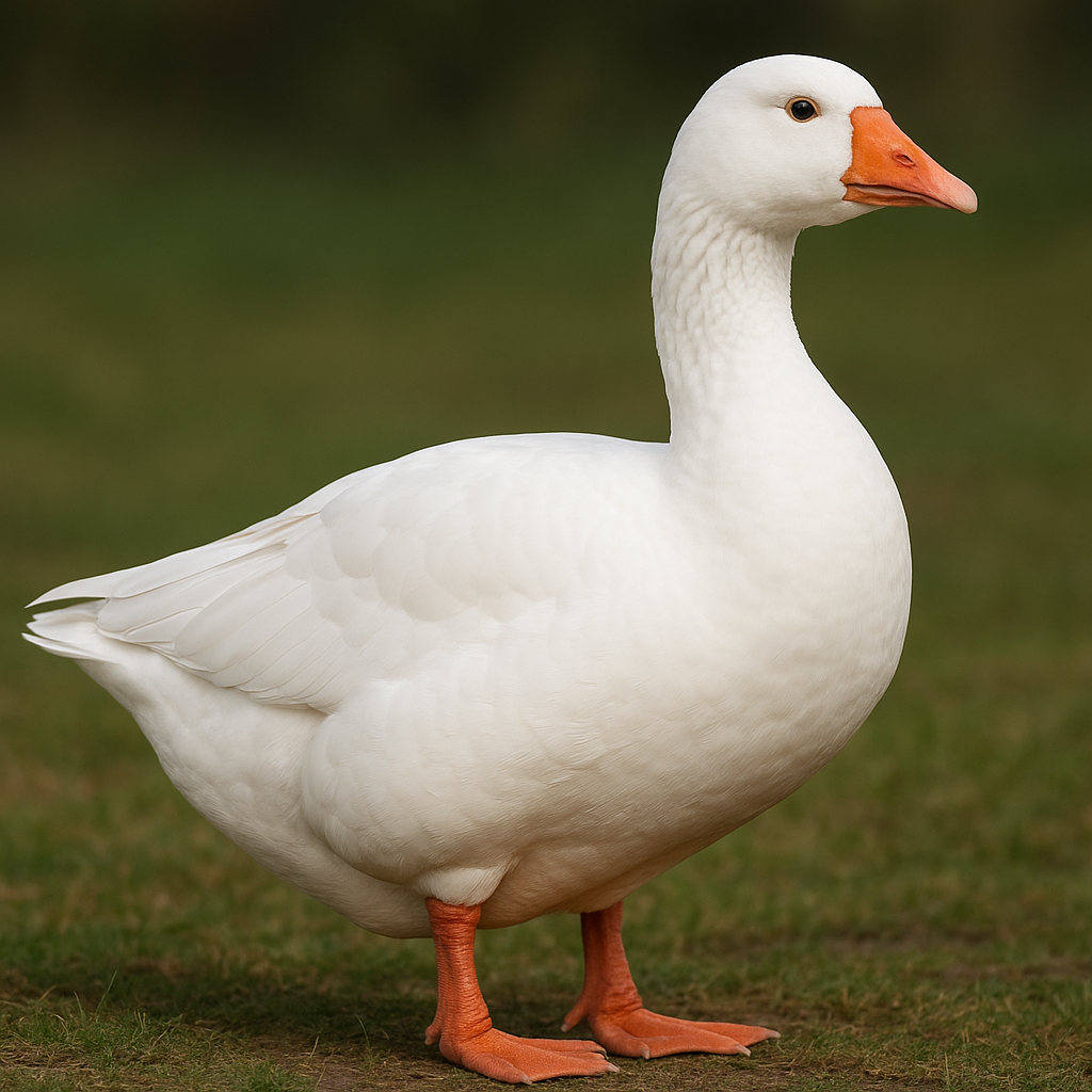 Gęś Embden – Anser anser domesticus – gęś