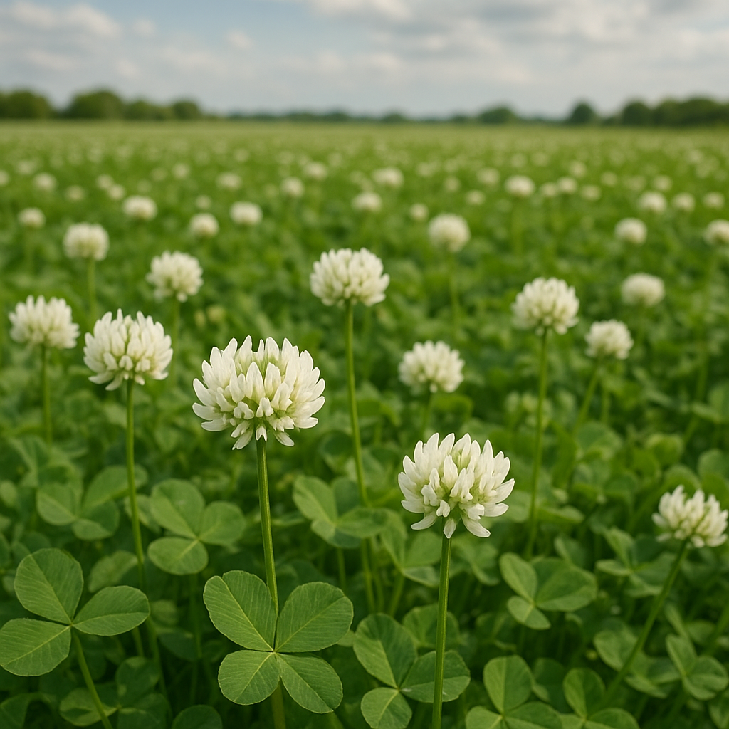 Uprawa koniczyny białej