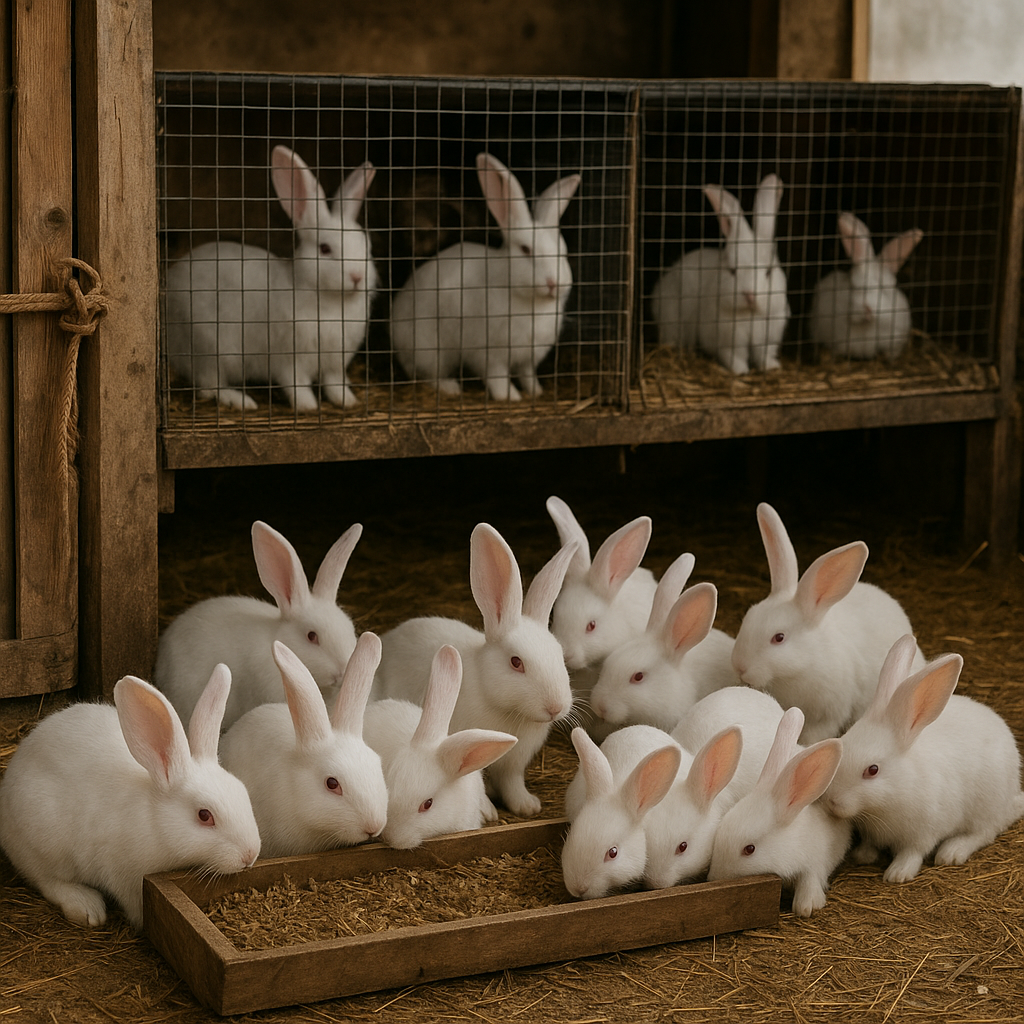 Jak zorganizować hodowlę królików na mięso