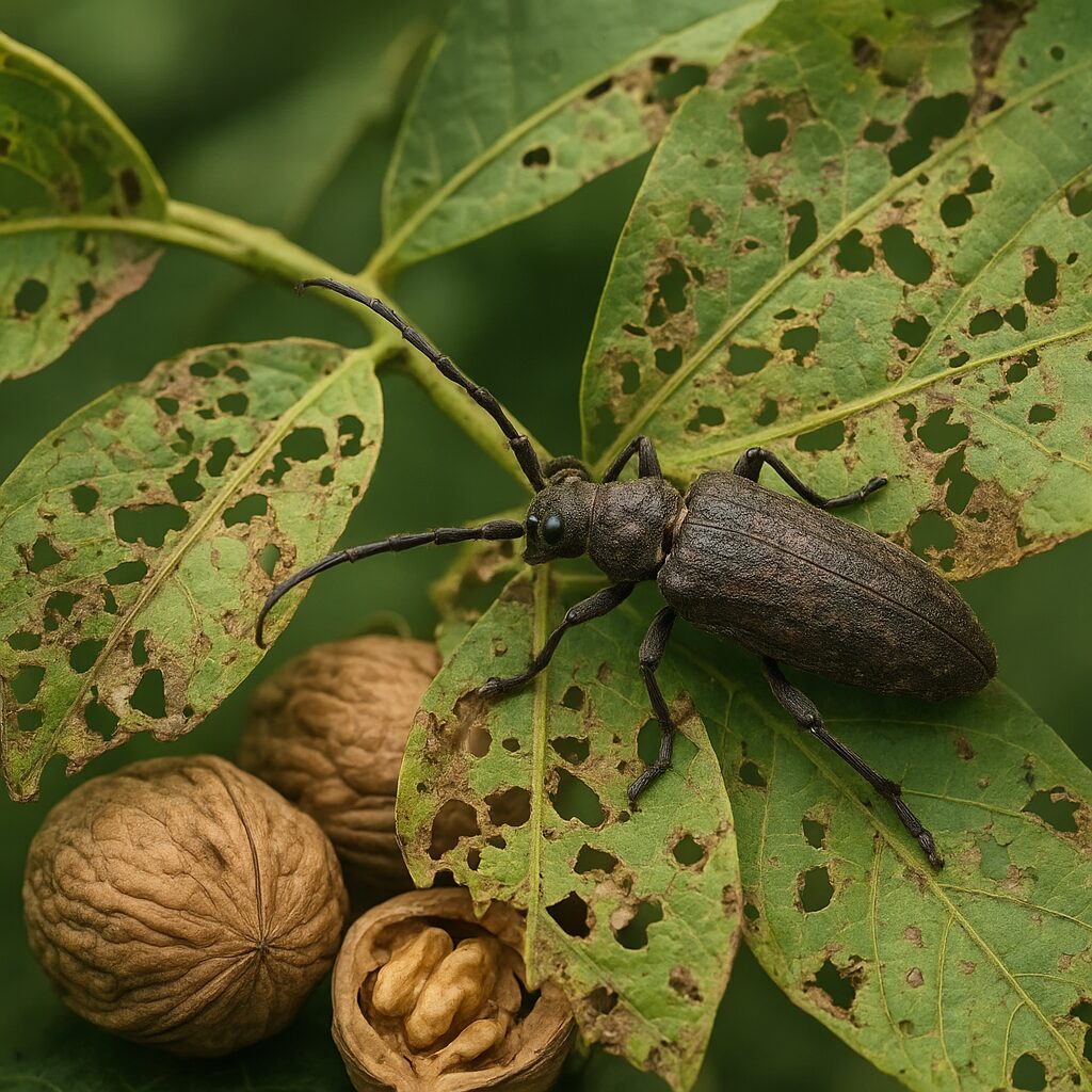 Wołek orzechowiec – orzechy