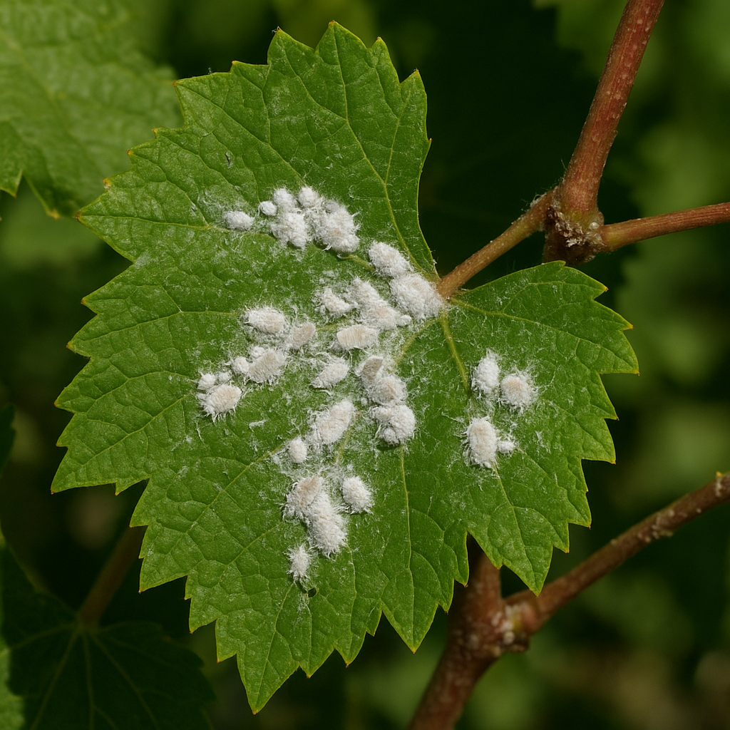 Wełnowiec winoroślowy – winorośl
