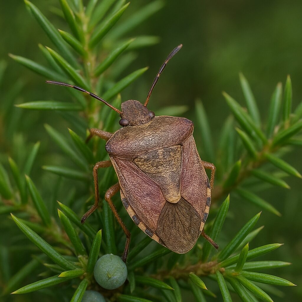 Tarcznik jałowcowiec – jałowce, ozdobne