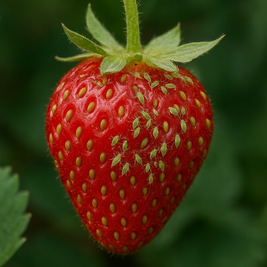 Mszyca truskawkowa – truskawka