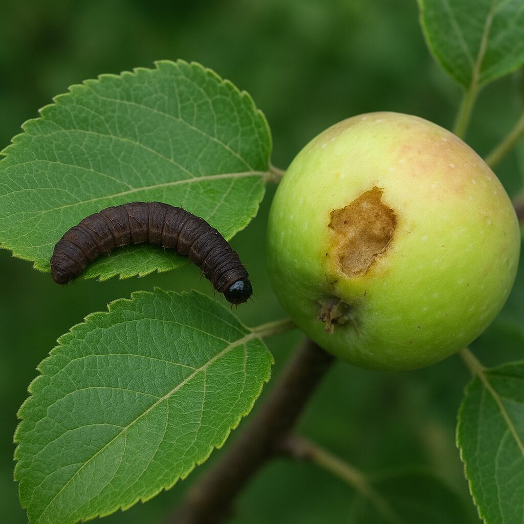 Zwojka bukóweczka – jabłonie