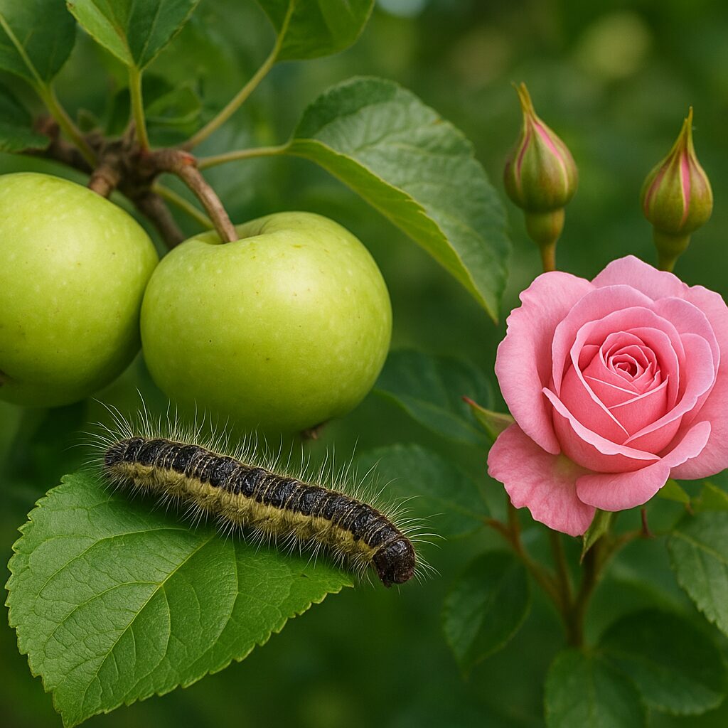 Zwojka różóweczka – jabłonie i róże