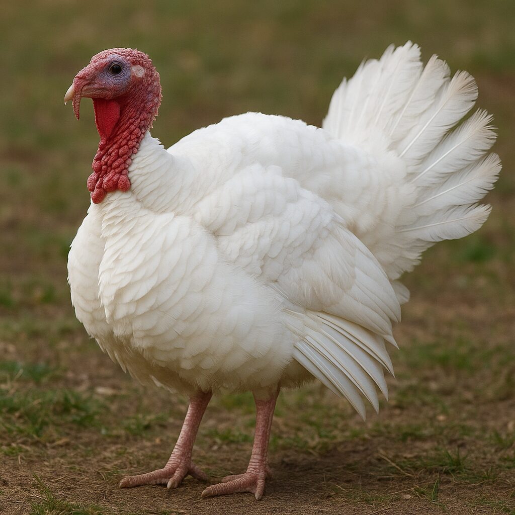Indyk Beltsville Small White – Meleagris gallopavo domesticus – indyk