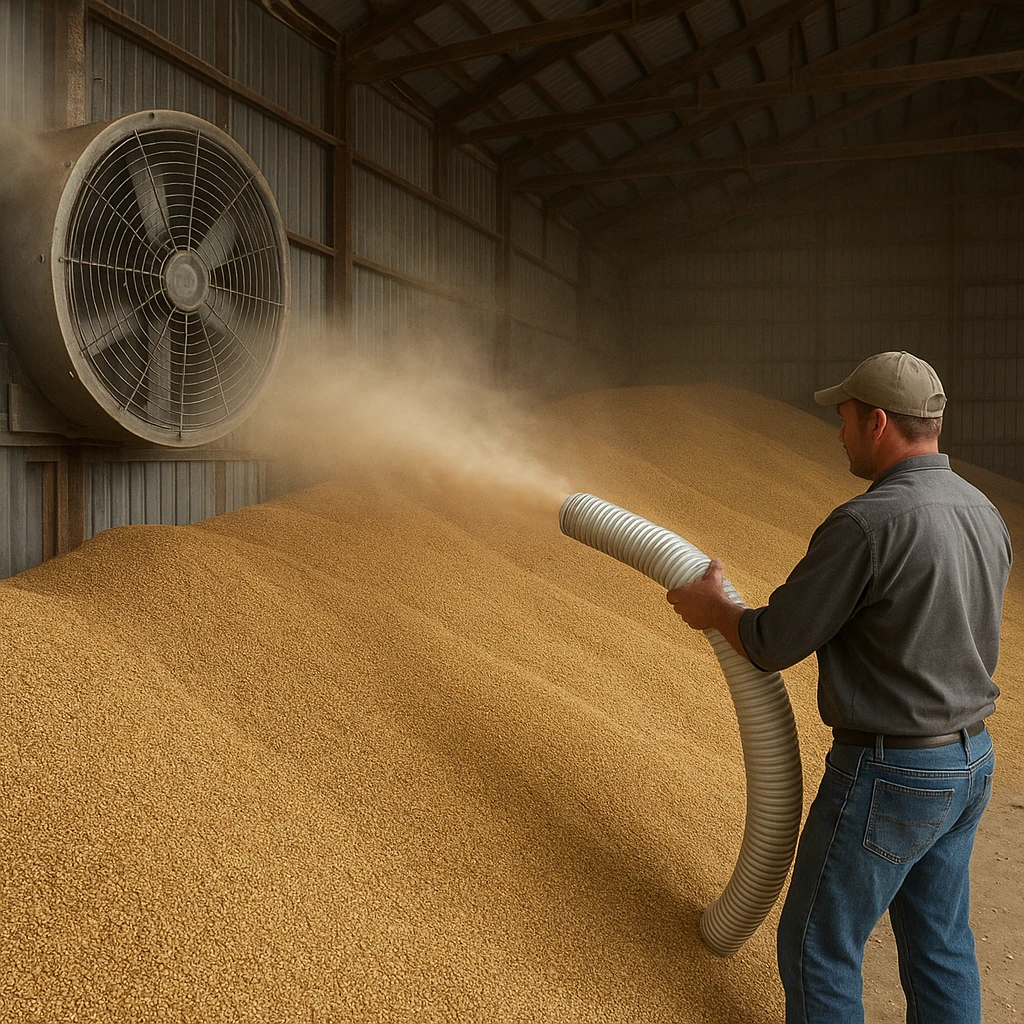 Jak ograniczyć straty magazynowe dzięki aktywnej wentylacji ziarna