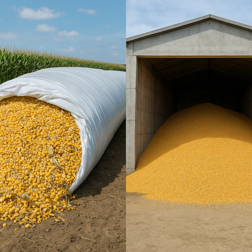 Przechowywanie kukurydzy mokrej – rękawy foliowe czy suszarnia?