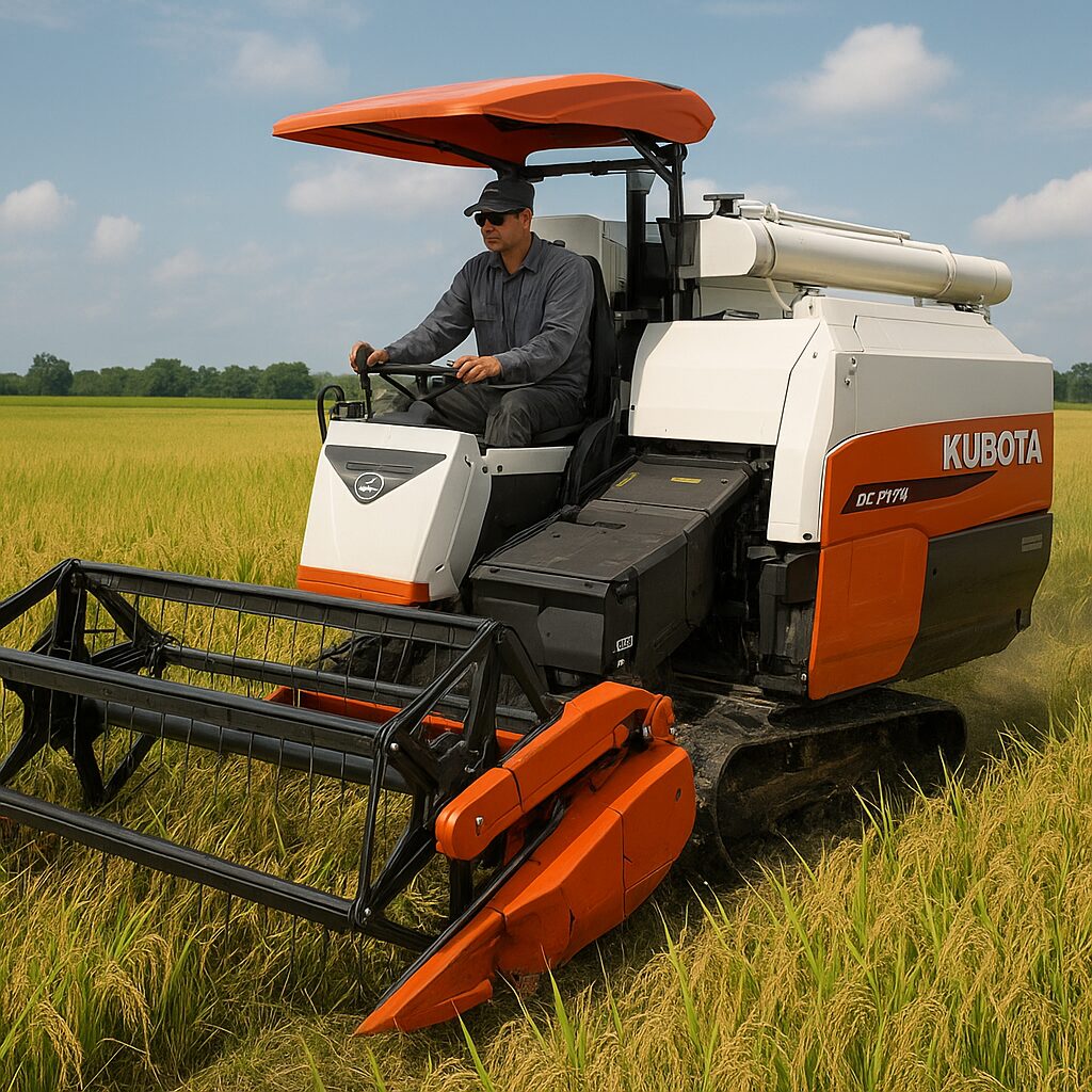 Kombajn Do Ryżu DC-70 Pro - Kubota