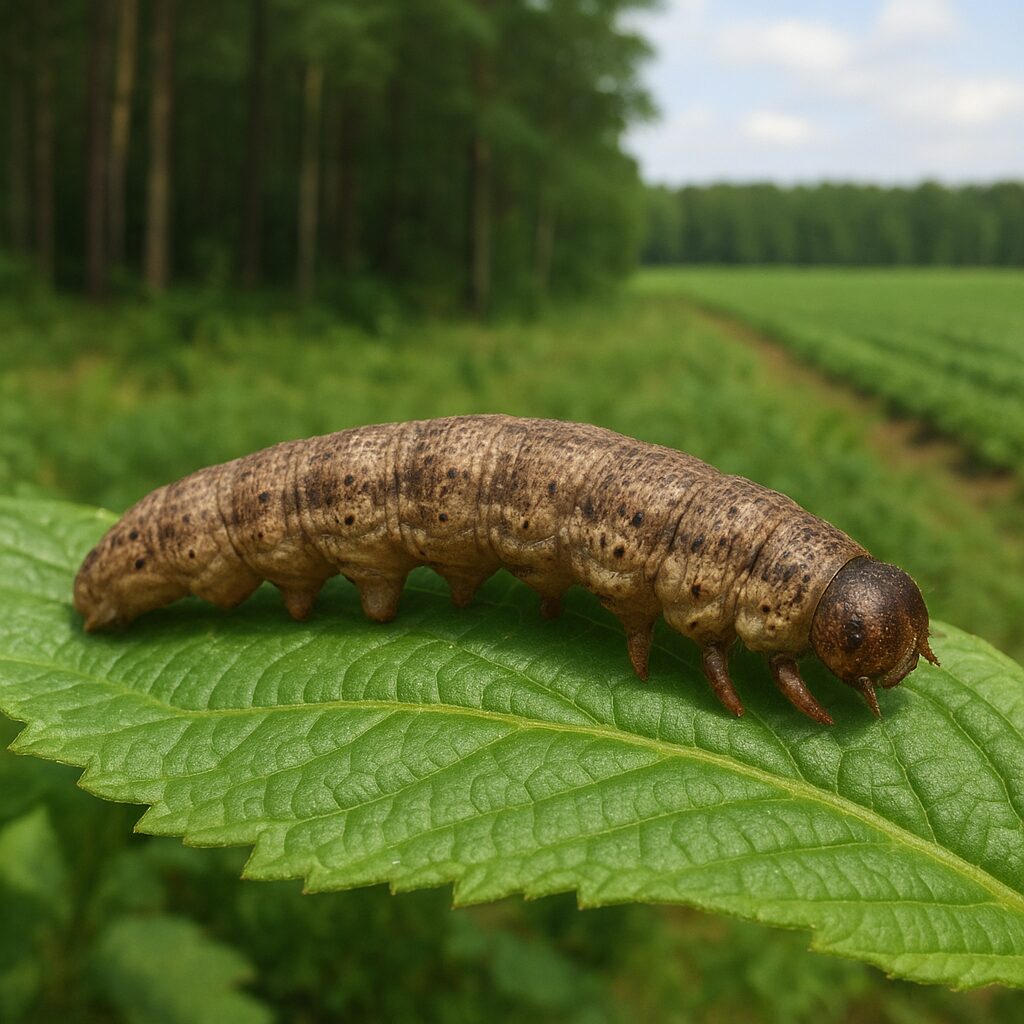Zwojka kruszynóweczka – krzewy leśne przy uprawach