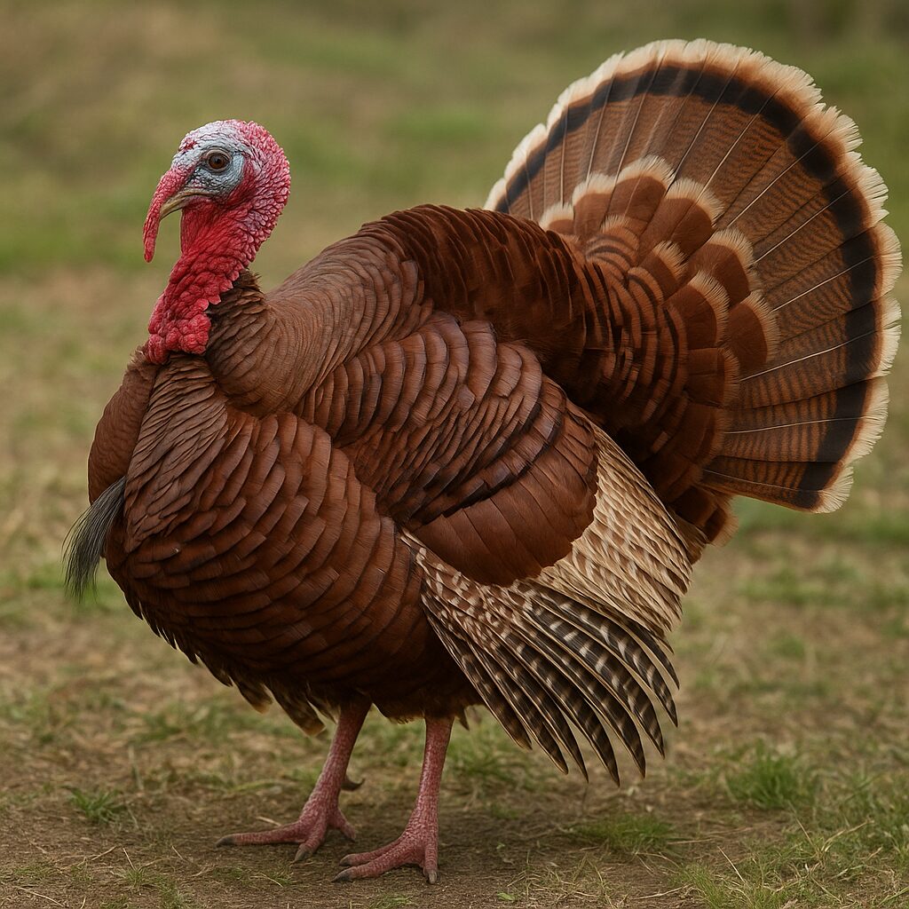 Indyk Bourbon Red – Meleagris gallopavo domesticus – indyk