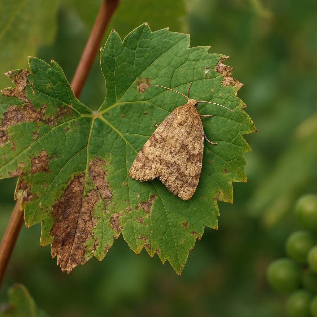 Mól winoroślowy – winorośl