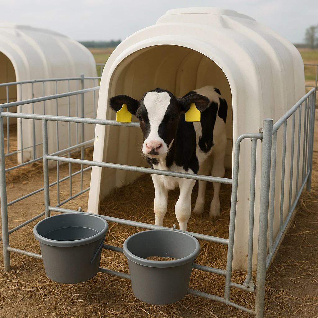 Dobrostan cieląt – jak przygotować funkcjonalne kojce?