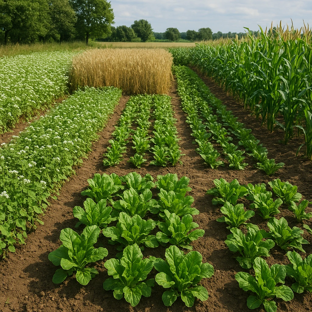 Płodozmian w rolnictwie ekologicznym – praktyczne przykłady dla różnych gospodarstw