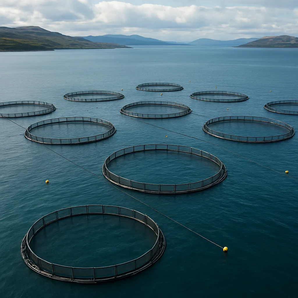 Największe farmy łososia
