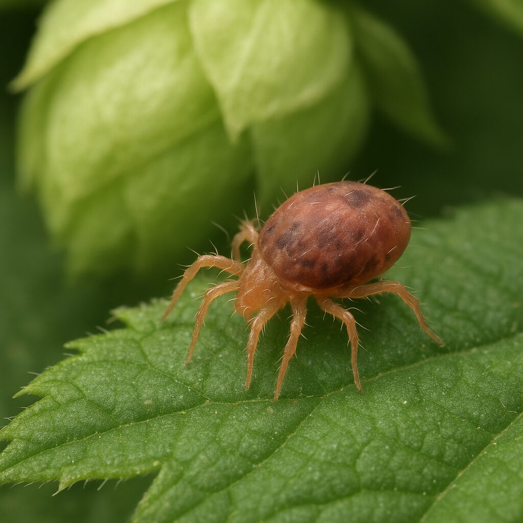 Roztocz chmielowiec – chmiel