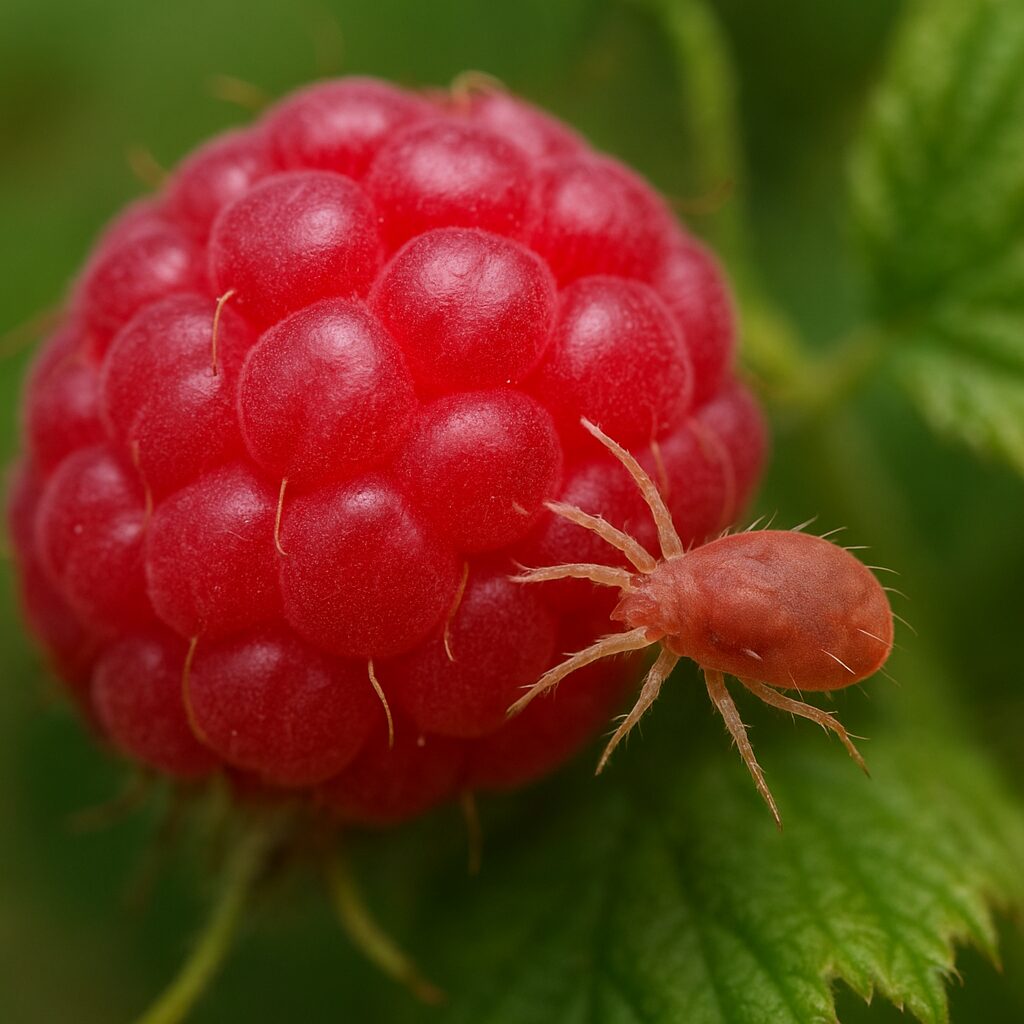 Roztocz malinowiec – maliny