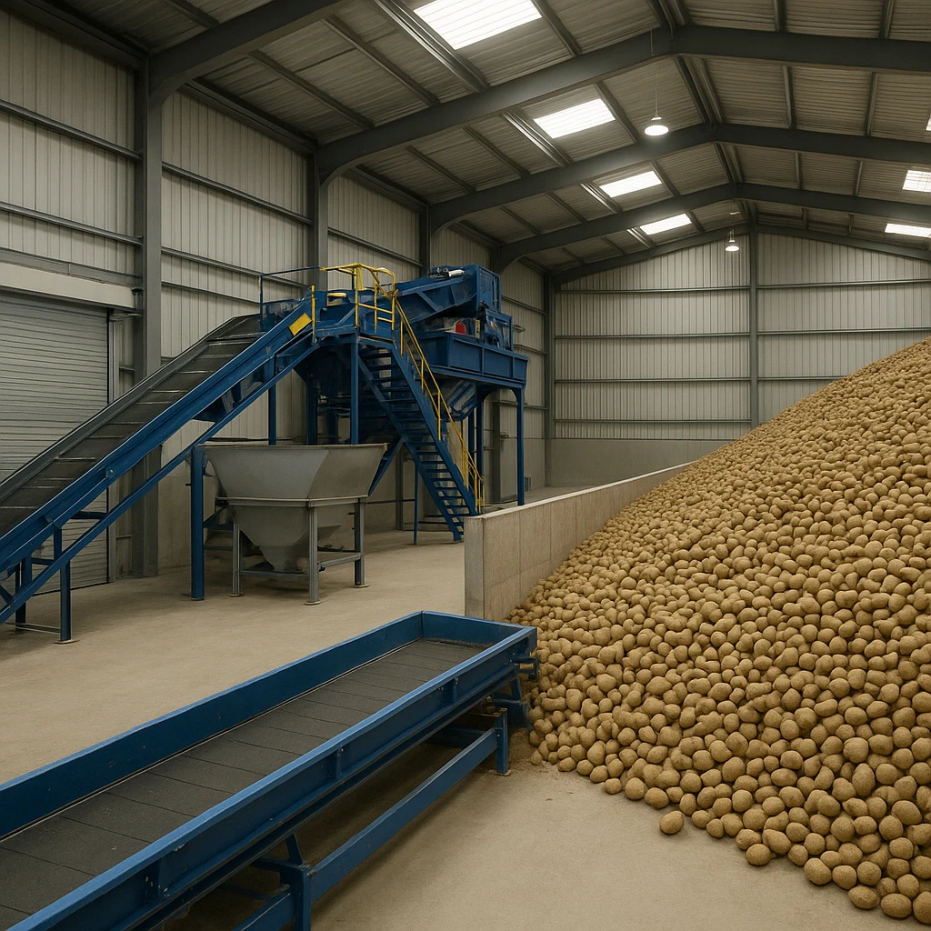 Budowa i wyposażenie nowoczesnej przechowalni ziemniaków