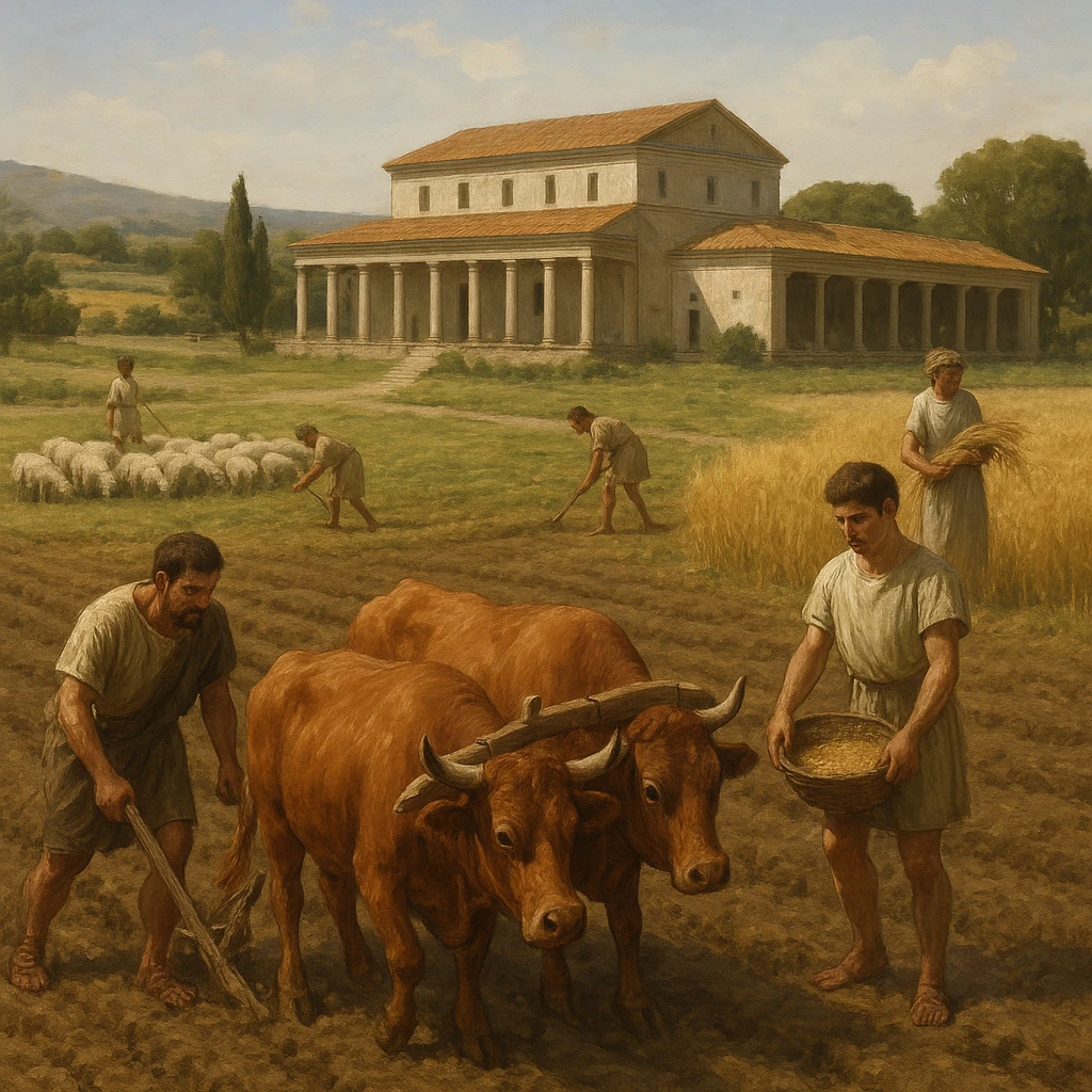 Rolnictwo w starożytnym Rzymie – organizacja latyfundiów