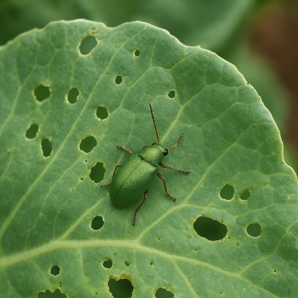 Pryszczarek kapustnik zielony – kapustne