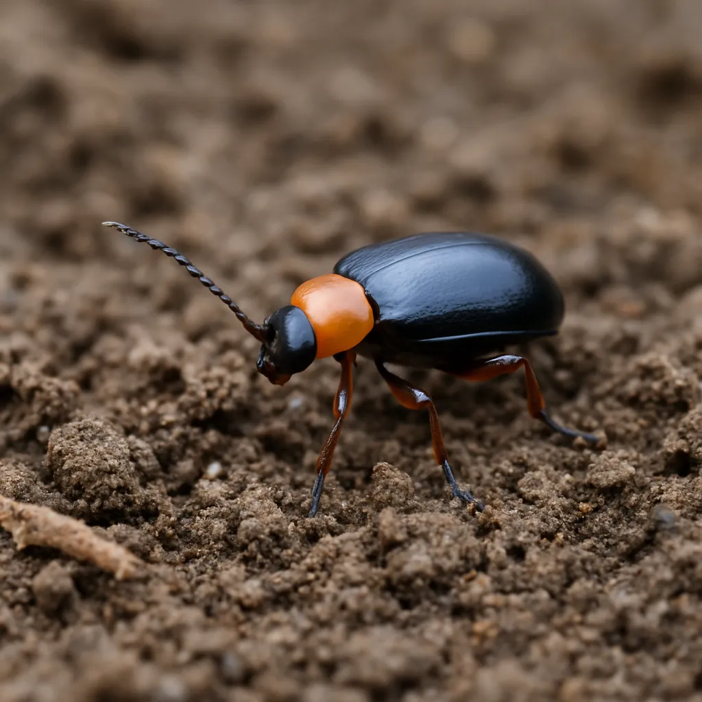 Skoczogonek ogrodowy – gleba szklarniowa