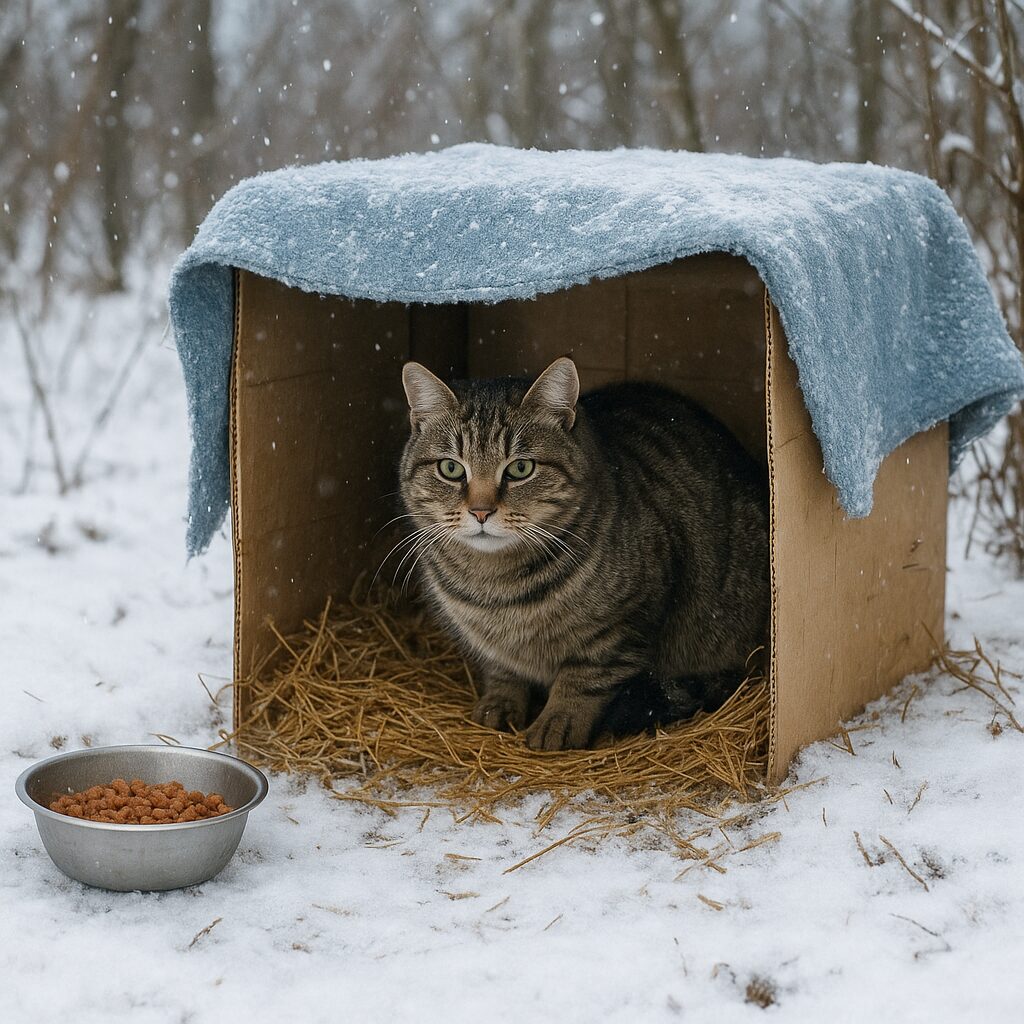 Jak zorganizować schronienie dla zwierząt w czasie zimy