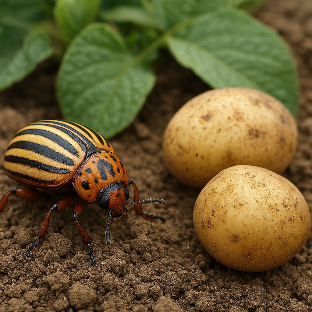 Naliściak ziemniaczany – ziemniaki