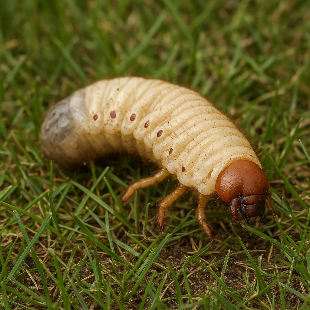 Pędrak guniaka drobnego – trawniki