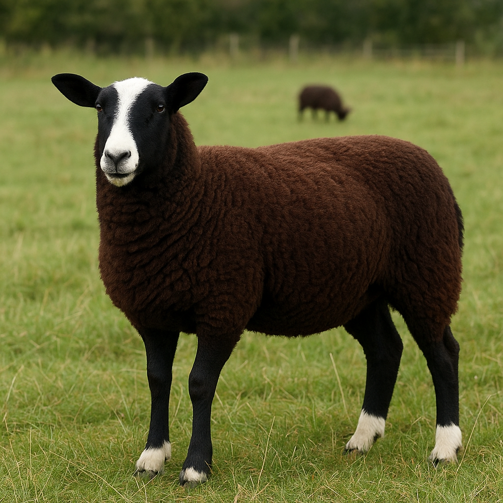 Rasa owiec Zwartbles British