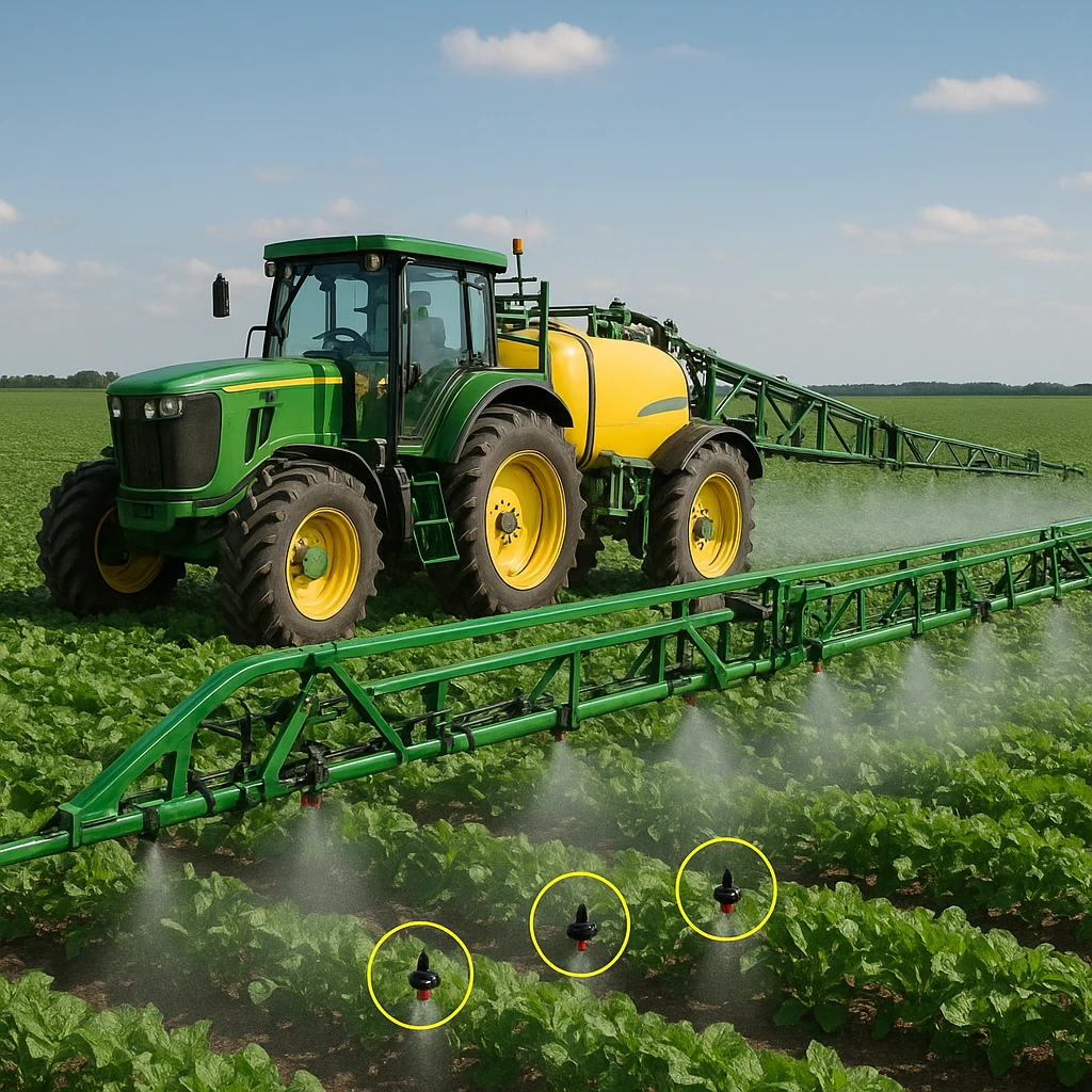 Nowoczesne opryskiwacze z sekcyjnym wyłączaniem dysz – jak działają?