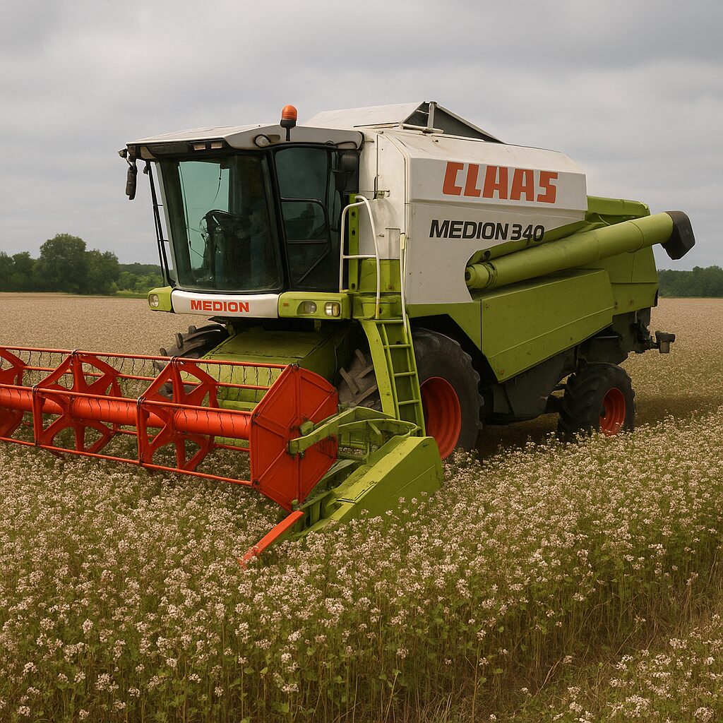 Kombajn Do Gryki Medion 340 – Claas