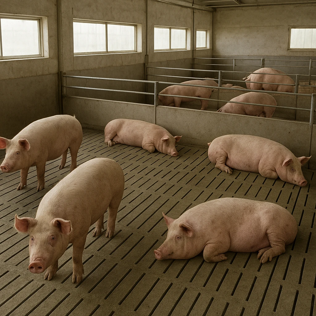 Powierzchnia kojców dla tuczników – normy i praktyka