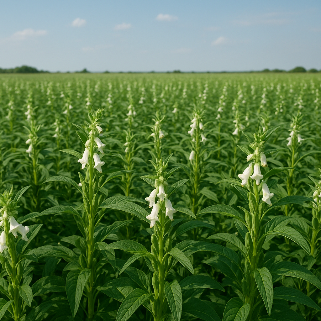 Uprawa sezamu białego