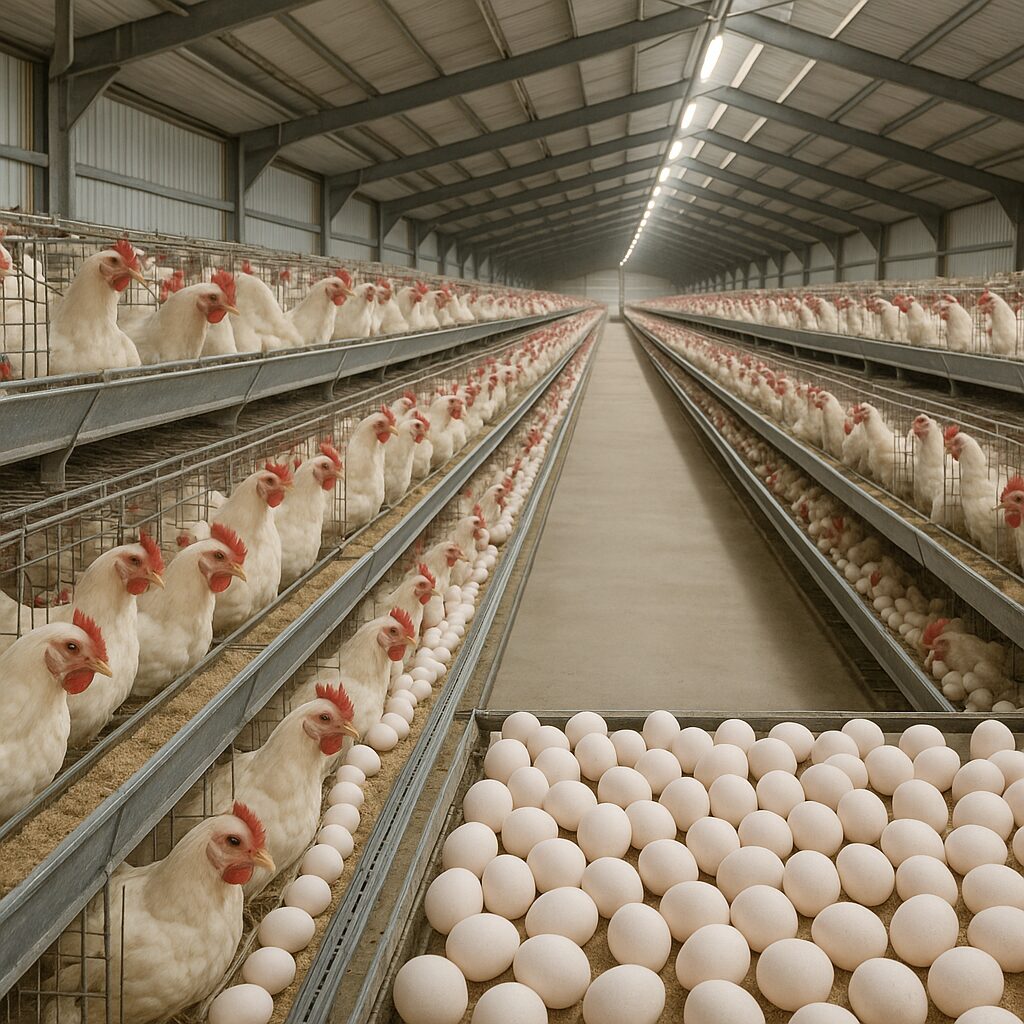 Największe farmy jaj na świecie