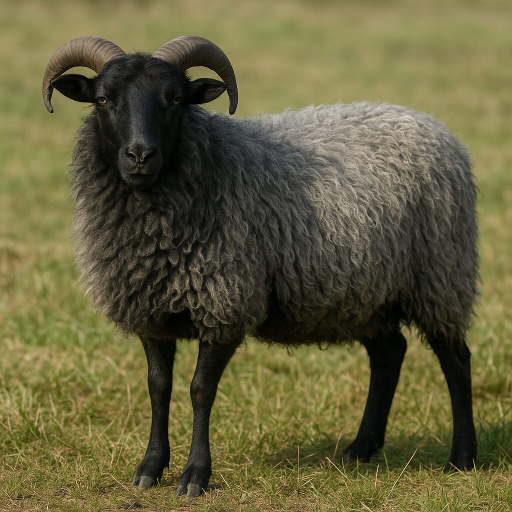 Rasa owiec Heidschnucke Grey