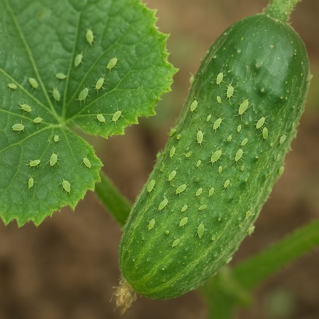 Mszyca ogórkowa – ogórek, dyniowate