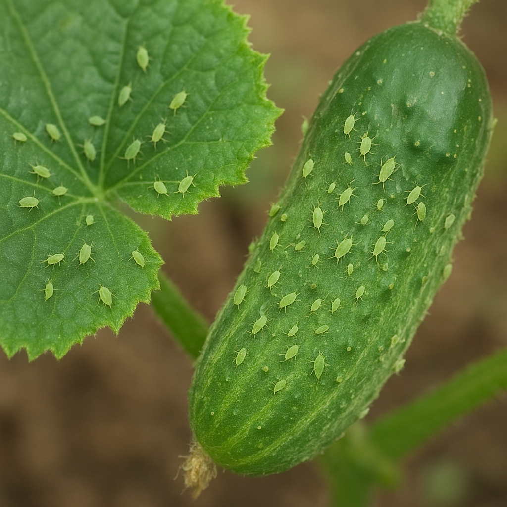 Mszyca ogórkowa – ogórek, dyniowate