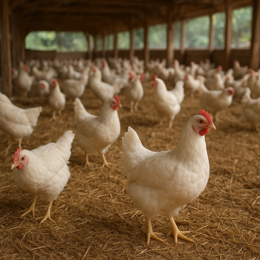 Dobrostan drobiu w chowie ściółkowym