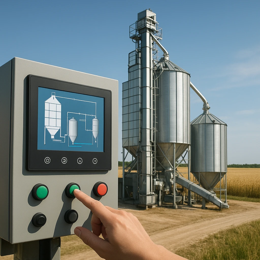 Automatyzacja suszarni zbożowych – oszczędność paliwa i energii