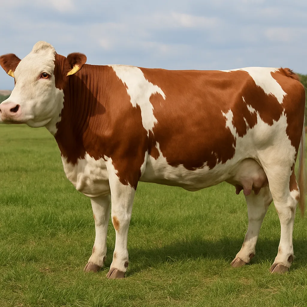 Bydło rasy German Red Pied