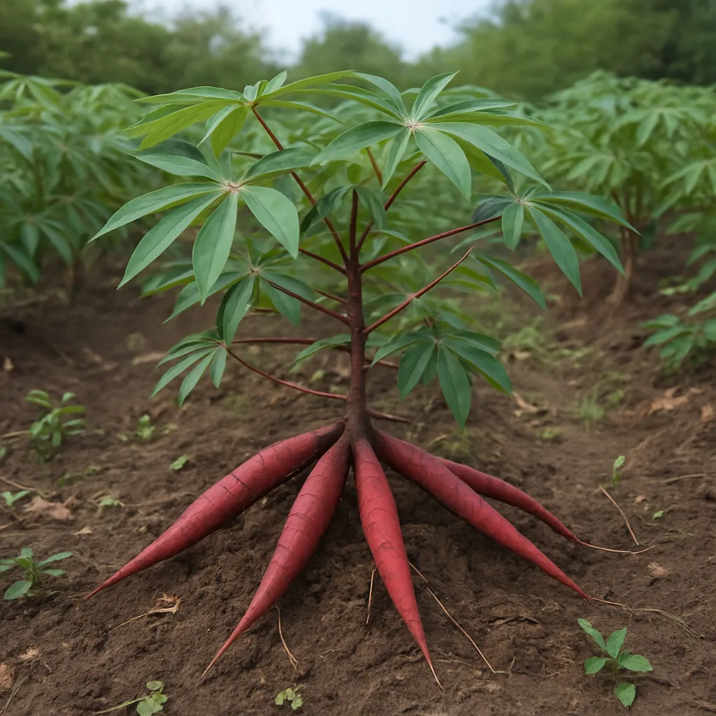 Uprawa manioku czerwonego