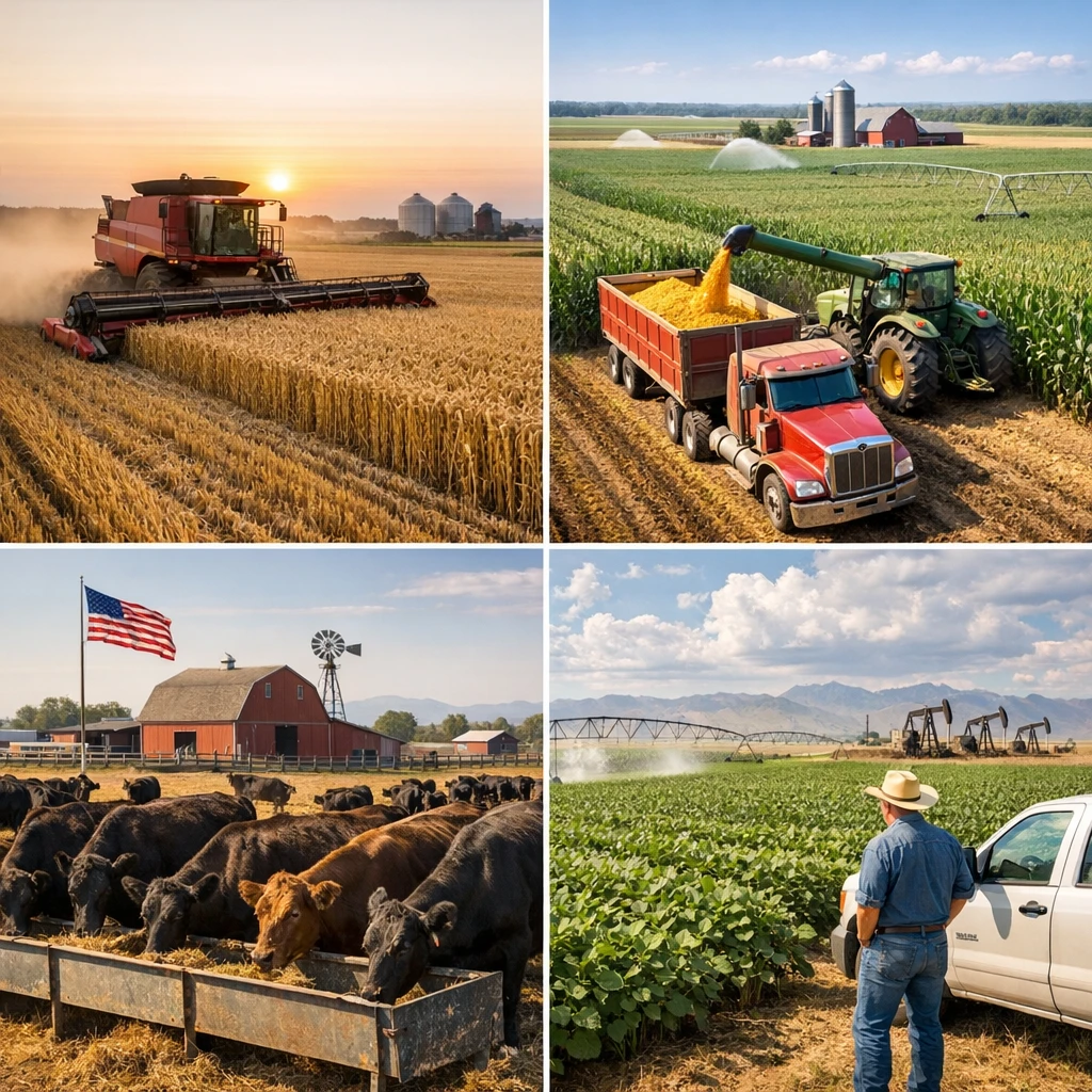 Rolnictwo w Stanach Zjednoczonych – jak wygląda