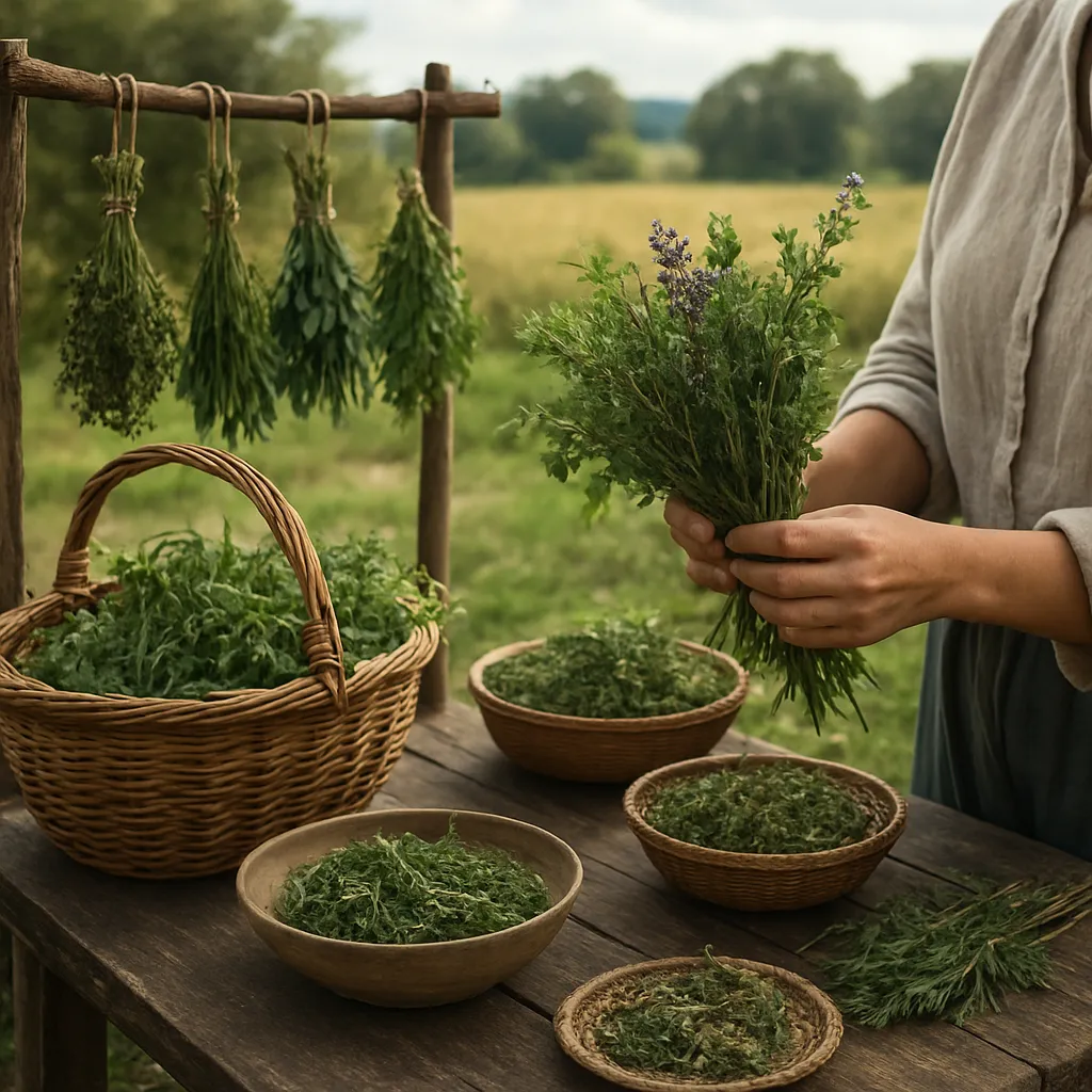 Jak suszyć i przetwarzać zioła w gospodarstwie