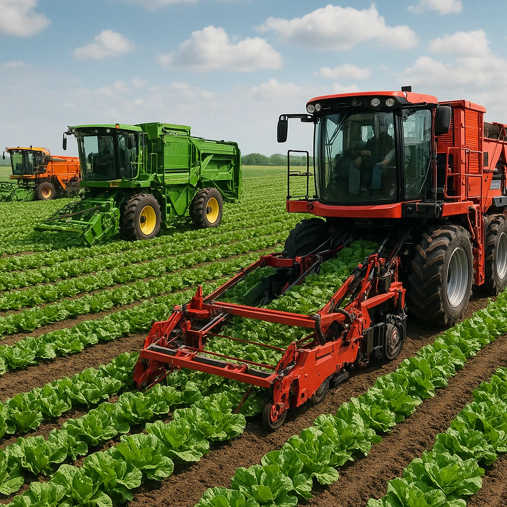 Nowoczesne kombajny do zbioru warzyw – przegląd rynku