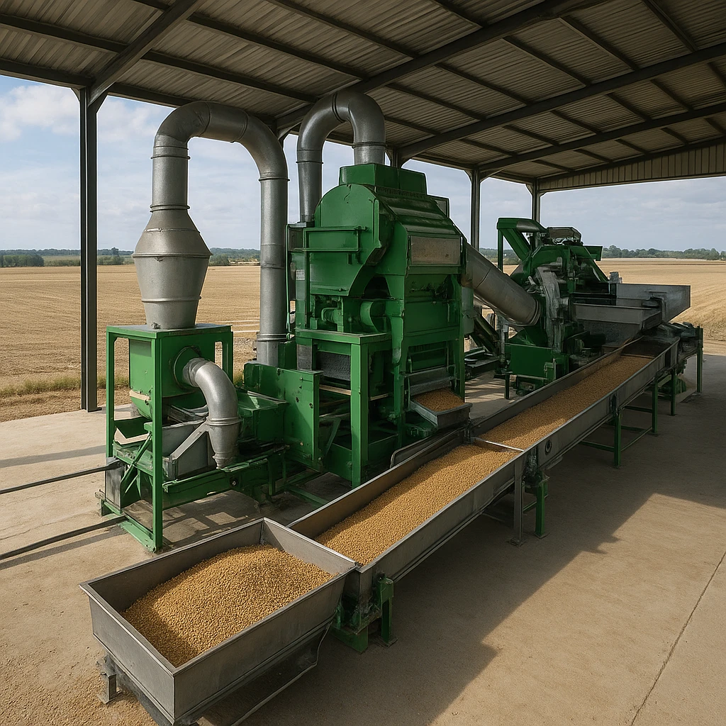 Nowoczesne systemy czyszczenia i sortowania ziarna w gospodarstwie
