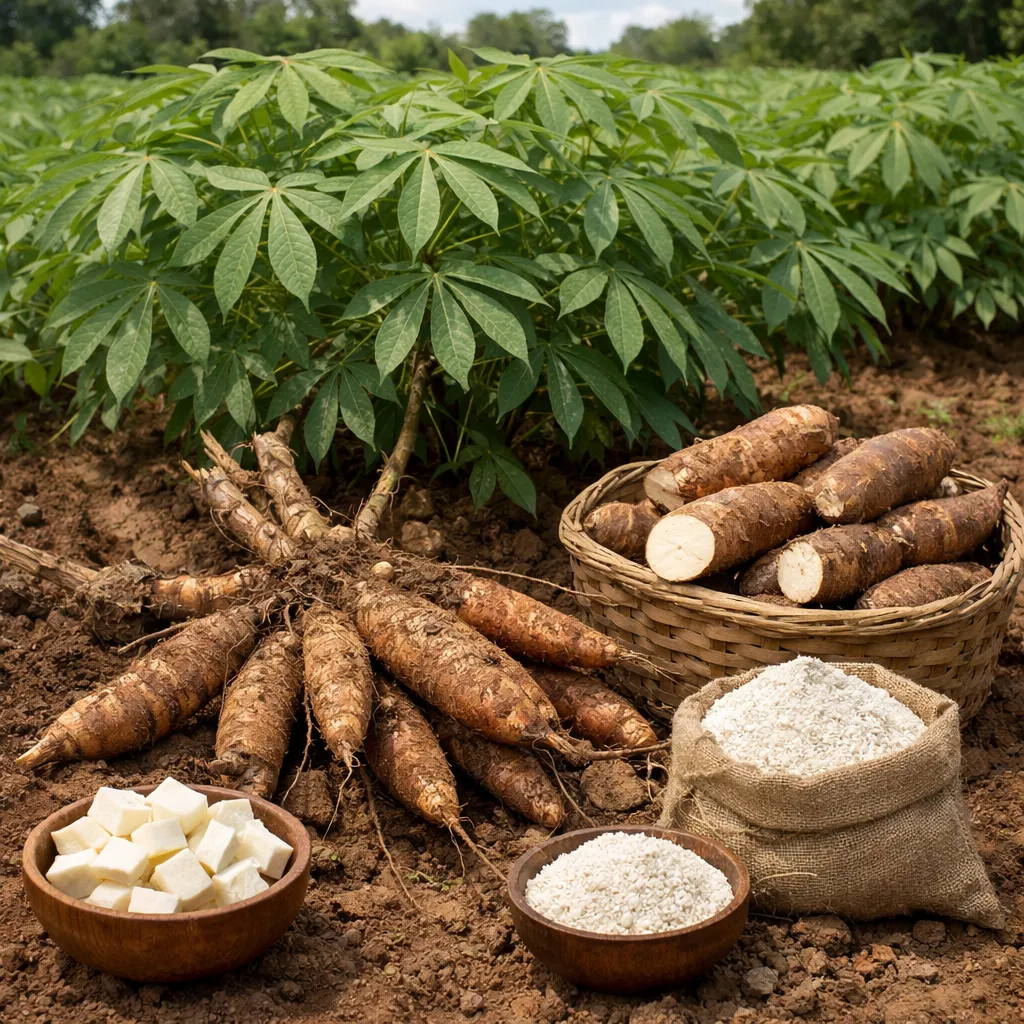 Maniok jadalny – Manihot esculenta (roślina okopowa)