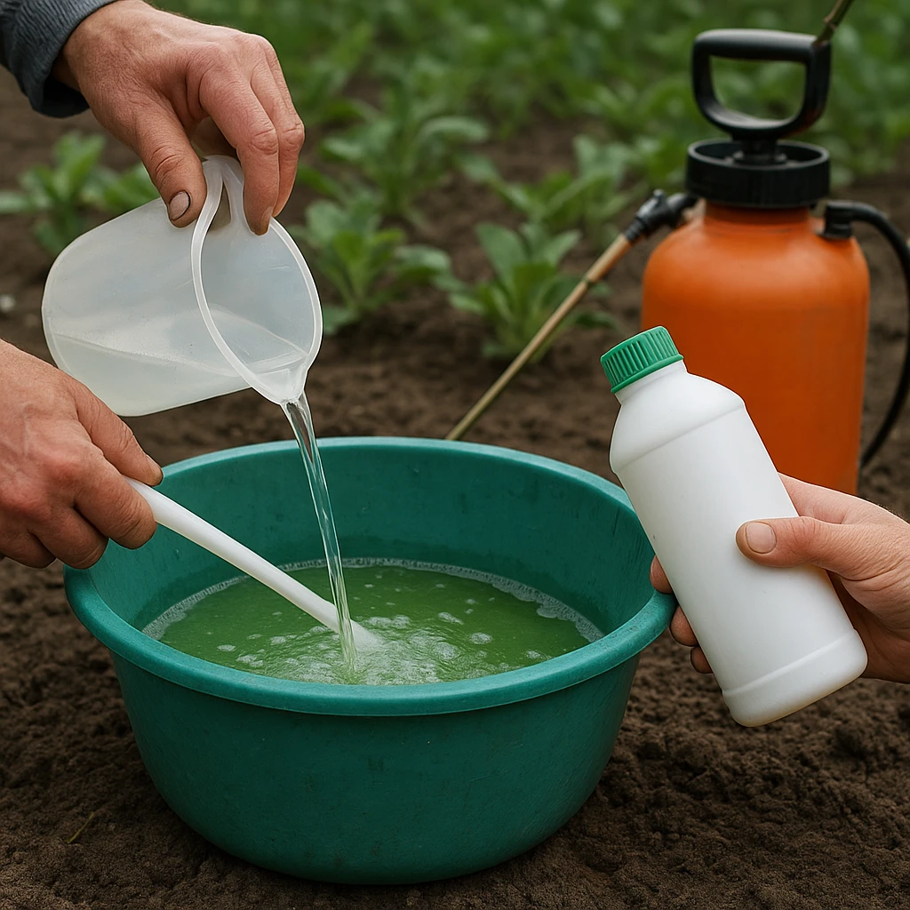 Mieszanie środków ochrony roślin – zasady i najczęstsze błędy