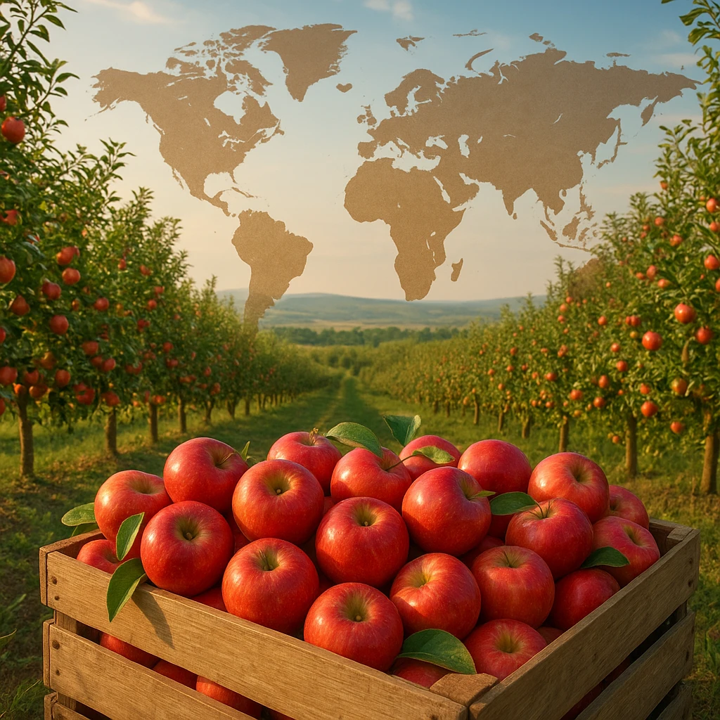 Gdzie produkuje się najwięcej jabłek na świecie?